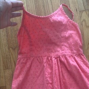 Coral Sleeveless Dress